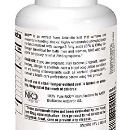 SOURCE NATURALS Nko Neptune Krill Oil 1000 Mg Soft Gel, 90 Count