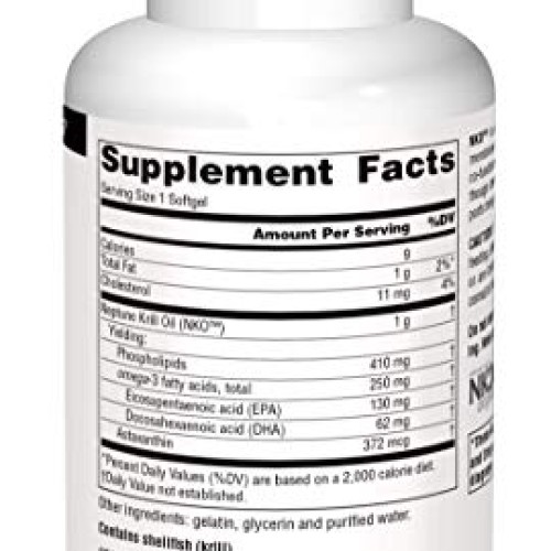 SOURCE NATURALS Nko Neptune Krill Oil 1000 Mg Soft Gel, 90 Count