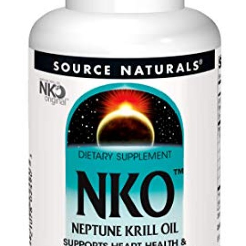 SOURCE NATURALS Nko Neptune Krill Oil 1000 Mg Soft Gel, 90 Count