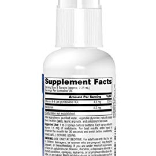 Source Naturals Sleep Science Melatonin Orange Flavored NutraSpra...