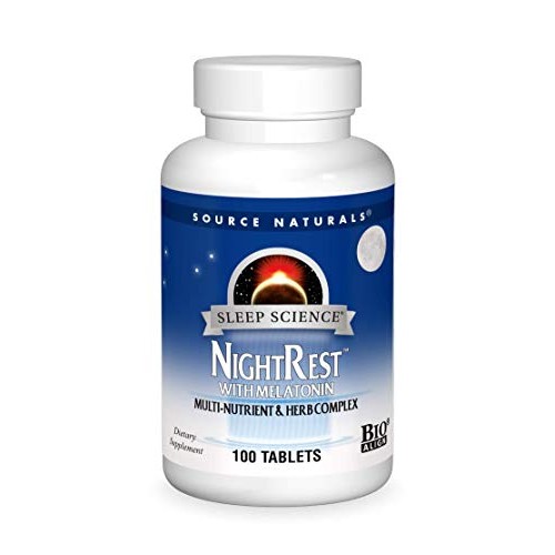 Source Naturals Sleep Science NightRest Multi-Nutrient & Herb Com...