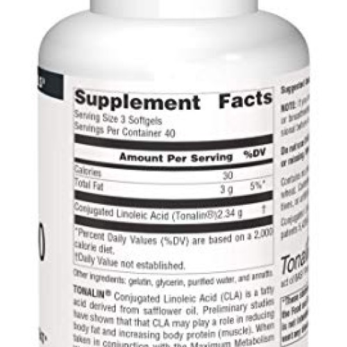 Source Naturals Tonalin CLA, 1000mg, 120 Softgels