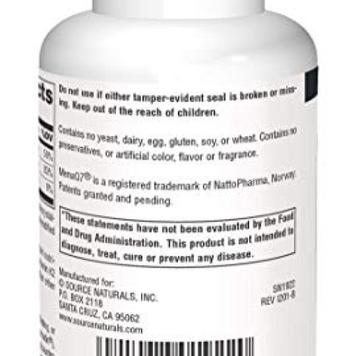 Source Naturals Vitamin K2 + D3 Bone & Heart Health Complex - 400...