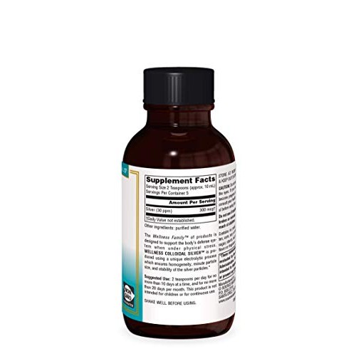 Source Naturals Wellness Colloidal Silver 30 ppm Supports Physica...
