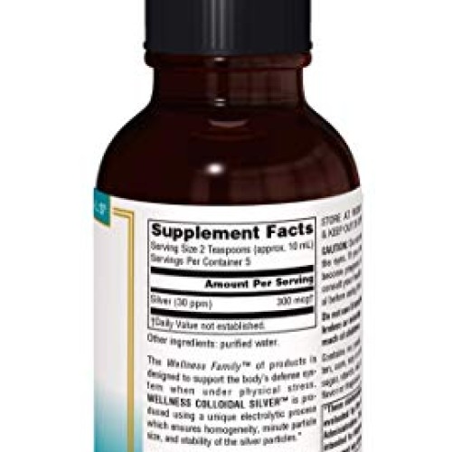 Source Naturals Wellness Colloidal Silver 30 ppm Supports Physica...
