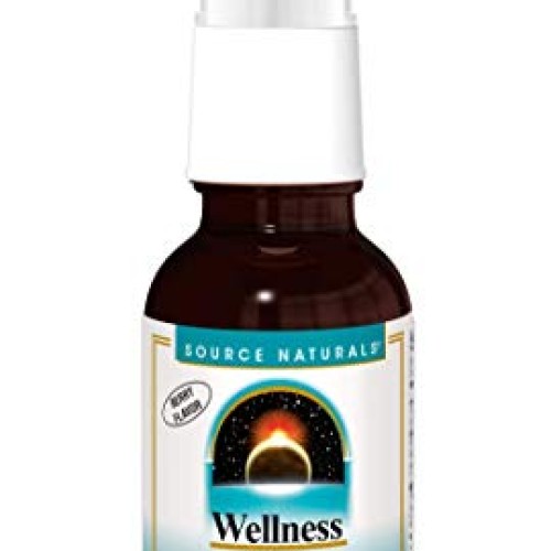 SOURCE NATURALS Wellness Zinc Throat Spray, Berry, 2 Fluid Ounce
