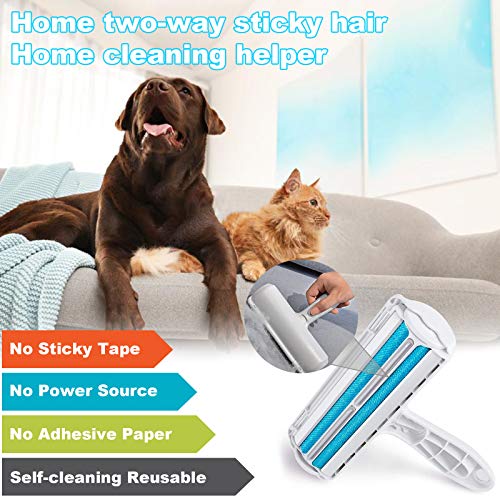 Pet Hair Remover - Dog & Cat Fur Remover Roller Self Cleaning, No...
