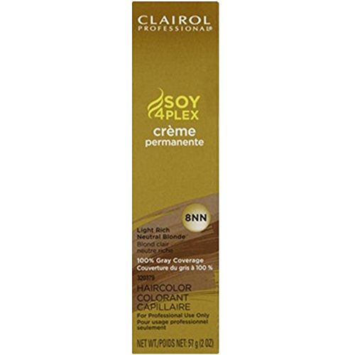 Clairol Professional Pro Creme 8NN, Light Rich Neutral Blonde, 2 ...