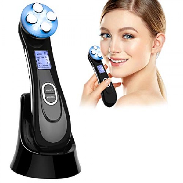 5 in 1 Facial Massager Home Use Beauty Device with 6 Color Model