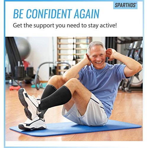 Sparthos Compression Socks, 20 to 30mmHg - Knee High Sock for Cir...