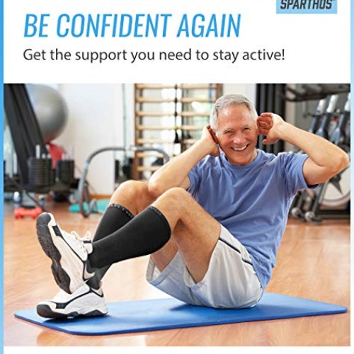 Sparthos Compression Socks, 20 to 30mmHg - Knee High Sock for Cir...