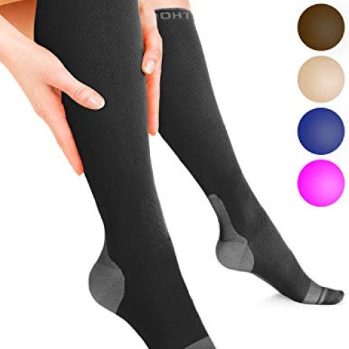Sparthos Compression Socks, 20 to 30mmHg - Knee High Sock for Cir...
