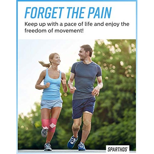 Sparthos Knee Compression Sleeves by Pair – Joint Protection an...
