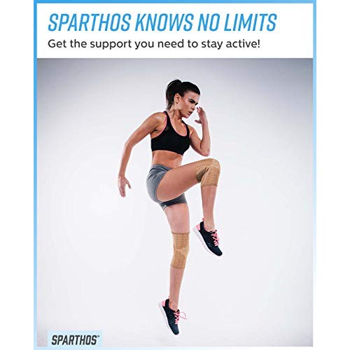 Sparthos Knee Compression Sleeves by Pair – Joint Protection an...