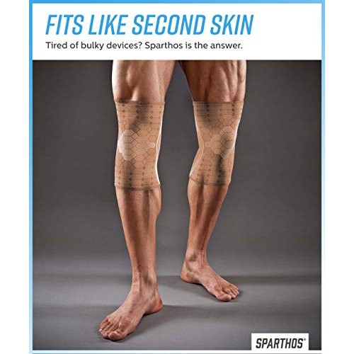 Sparthos Knee Compression Sleeves by Pair – Joint Protection an...