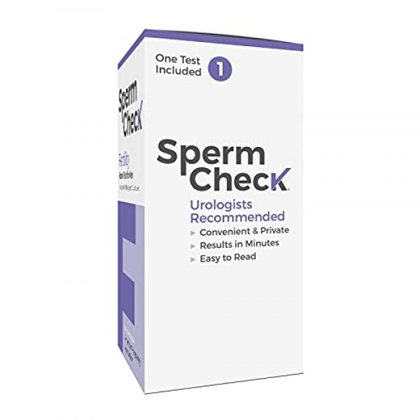 Spermcheck Fertility Home Test Kit for Men- Shows Normal or Low S...