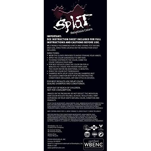 Splat Midnight No Bleach Kit Midnight Ruby