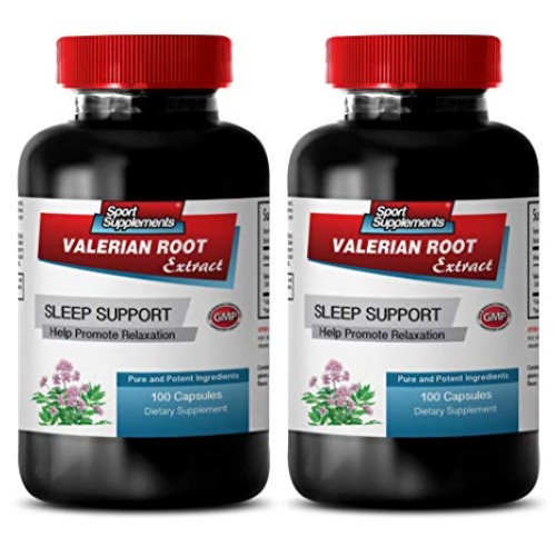 Sleeping aid Herbal - Valerian Root Extract 125MG - Help Promote ...
