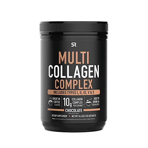 Multi Collagen Protein Powder Type I, II, III, V, X with Hyalur...