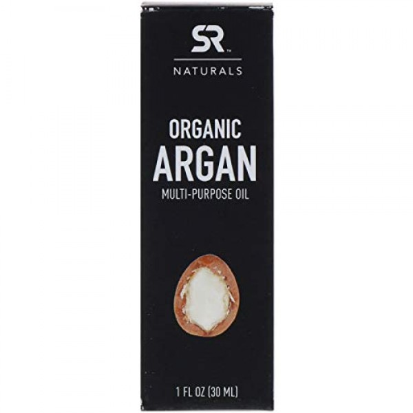 Organic Argan Oil by SR Naturals ~ 100% Multi-Purpose Oil for Hai...