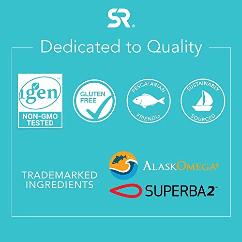 Sports Research Total Omega-3 Fish Oil from Wild Sockeye Salmon, ...