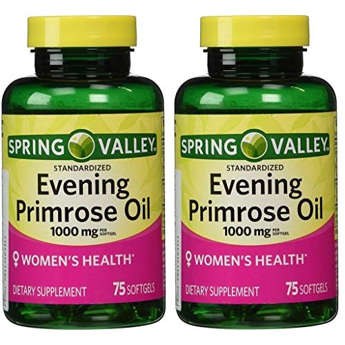 Spring Valley - Evening Primrose Oil 1000 mg,Twin Pack 150 Total ...