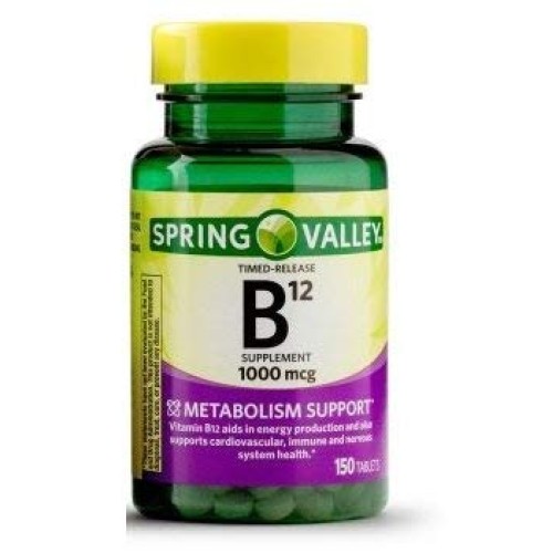 Spring Valley - Vitamin B-12 1000 mcg, Timed Release, 150 Tablets