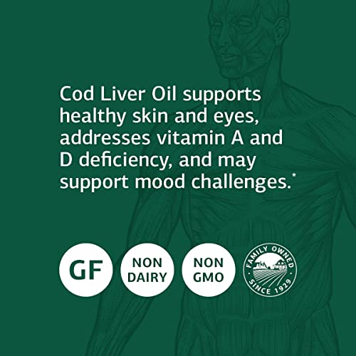 Standard Process Cod Liver Oil - EPA and DHA - Whole Food Eye Sup...