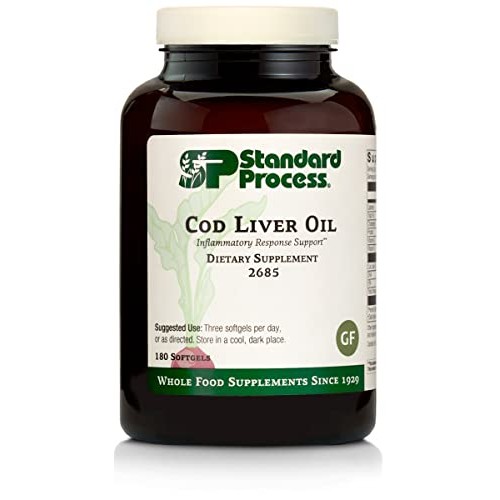 Standard Process Cod Liver Oil - EPA and DHA - Whole Food Eye Sup...