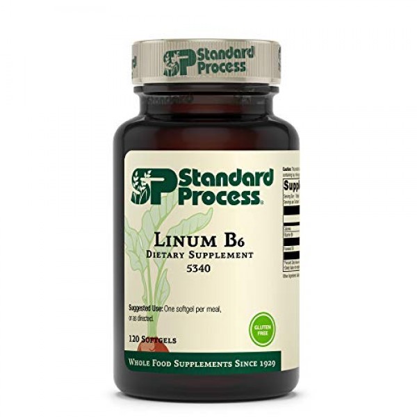 Standard Process Linum B6 - Whole Food Hormone Support, Brain Hea...