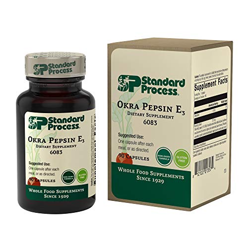 Standard Process Okra Pepsin E3 - Whole Food Digestion and Digest...