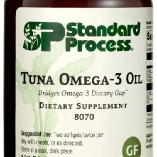 Standard Process Tuna Omega-3 Oil EPA and DHA - Whole Food Suppor...