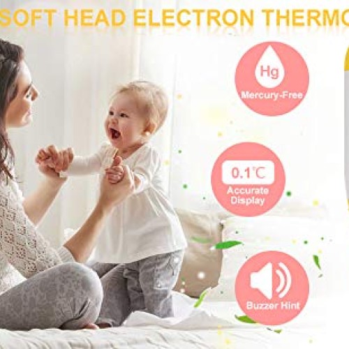 Starluo Digital Thermometer for Baby Kids and Adult, Household Wa...