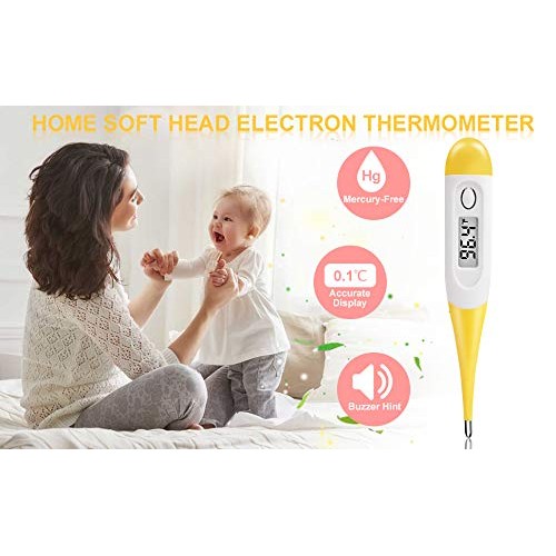 Starluo Digital Thermometer for Baby Kids and Adult, Household Wa...