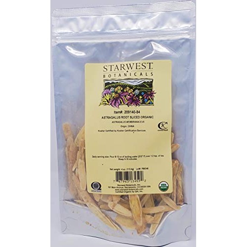 Astragalus root sliced org 4oz