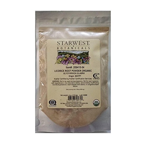 Organic Licorice Root Powder 4 OZ 113 g