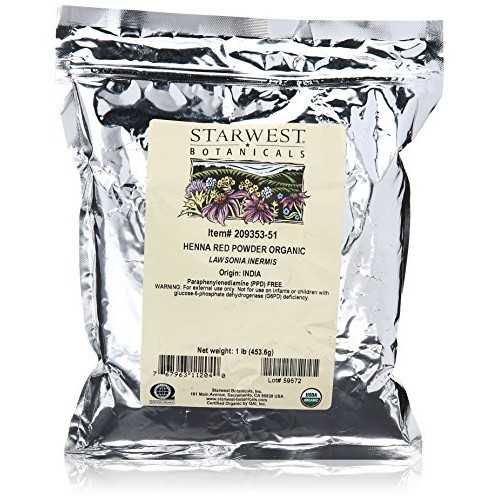 Organic Red Henna Leaf Powder l 1b