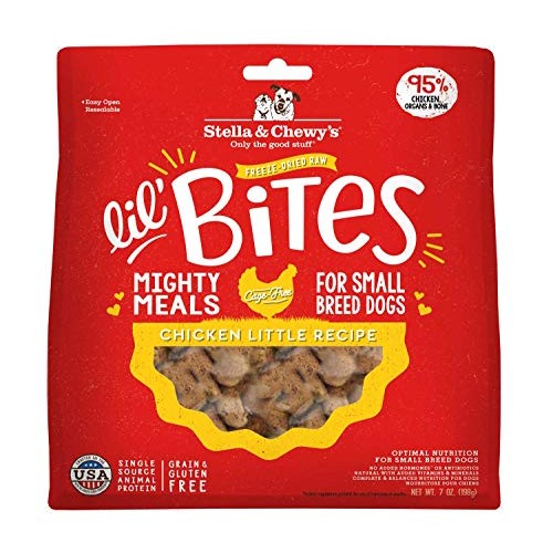Stella & Chewys Freeze-Dried Raw Lil Bites Itty Bitty Beef Reci...