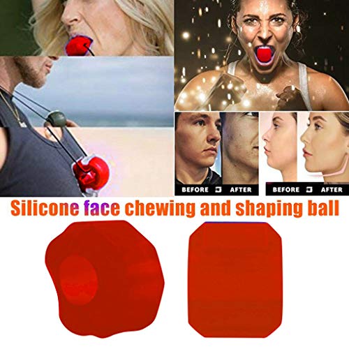 Jaw Line Exercise Face Fitness Ball & Facial Toner Exerciser Mand...