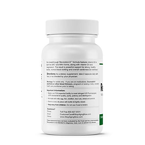 Stop Aging Now - Revolution-K Complex - Muscle, Teeth Health & Bo...