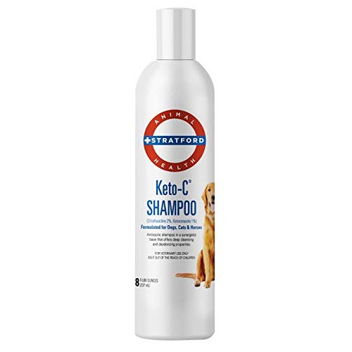 Stratford Pharmaceuticals Keto-C Medicated Dog Shampoo, 8 oz - Cu...