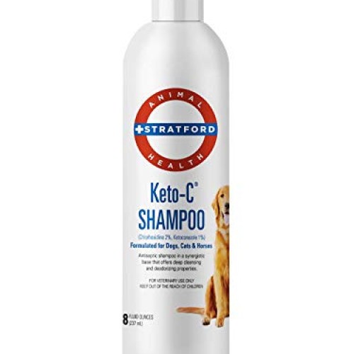 Stratford Pharmaceuticals Keto-C Medicated Dog Shampoo, 8 oz - Cu...