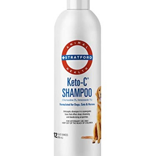 Stratford Pharmaceuticals Keto-C Medicated Dog Shampoo, 12 oz - C...