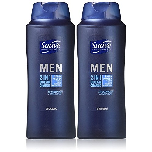 Suave Professionals Mens, 2-in-1 Shampoo & Conditioner, Ocean Cha...