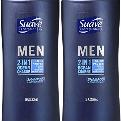 Suave Professionals Mens, 2-in-1 Shampoo & Conditioner, Ocean Cha...