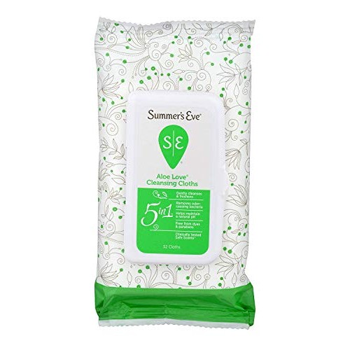 Summers Eve Cleansing Cloths 32 Count Aloe Love 3 Pack