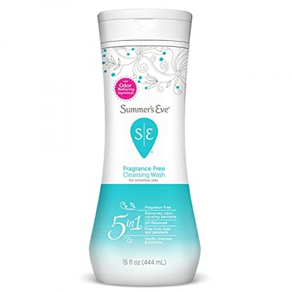 Summers Eve Cleansing Wash, Fragrance Free, 15 oz