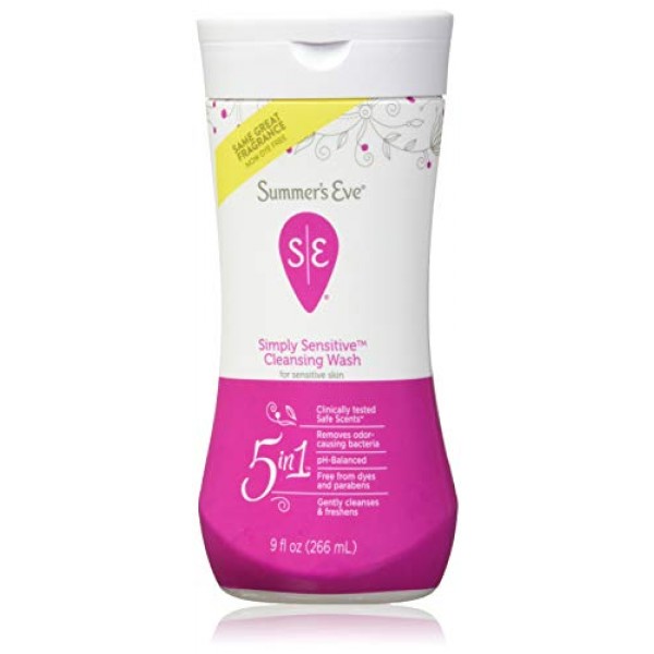 Summers Eve Cleansing Wash | Simply Sensitive | 9 Ounce | pH-Bal...