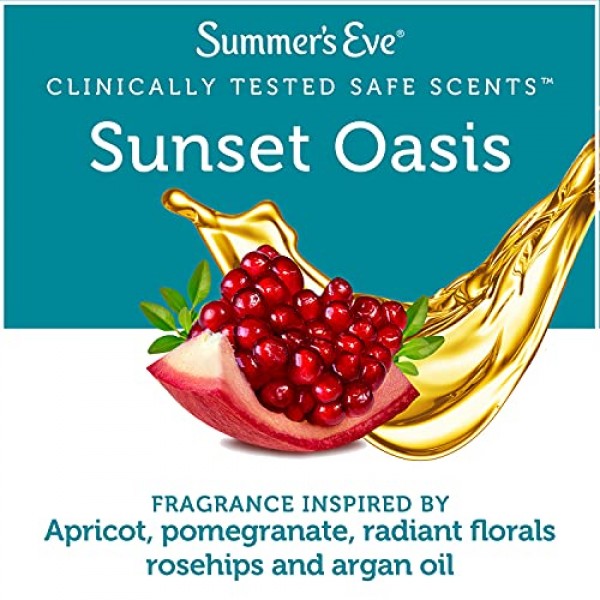 Summers Eve Cleansing Wash, Sunset Oasis, 15 Fl Oz