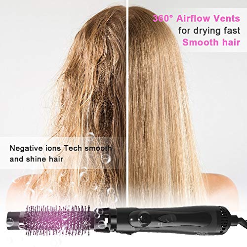 3-in-1 Hair Dryer Brush, Hair Dryer & Volumizer in one, Hair Curl...